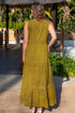 Maxikleid Senfgelb 5087 F FRESH COTTON